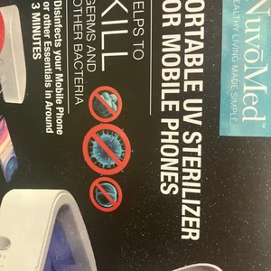 Stérilisateur UV portable pour téléphones portables, etc. neuf boîte non ouverte + 2 ports de charge - Photo 1 sur 6