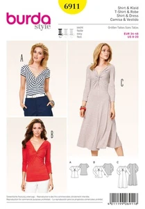 Burda Style Kleider: Stylisches Schnittmuster für Modebegeisterte B6911 - Bild 1 von 2