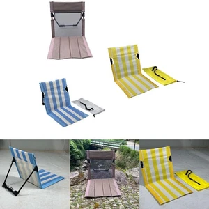 Camping chair with backrest for garden, outdoor concerts, backpacking - Picture 1 of 21