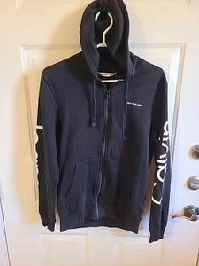 Fleece Vertical Logo Classic Zip Hoodie XL - Picture 1 of 7