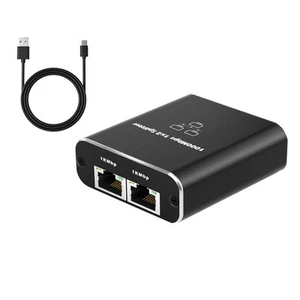 1000Mbps  Splitter Ethernet Splitter for 2 PC Laptop  RJ45 Splitter 1 in 29199 - Afbeelding 1 van 7
