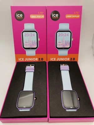 2 Stück Ice-Watch - ICE smart junior 2.0 Purple Soft blue 022801 - Bild 1 von 3