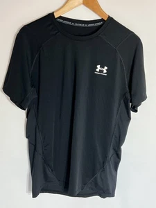Under Armour Trainings T-Shirt Heatgear Fitted | Herren | Schwarz | Medium | - Bild 1 von 8