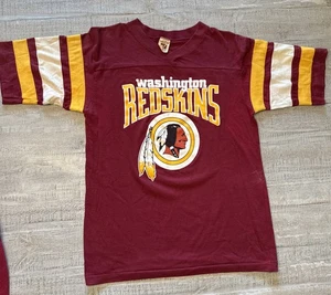Vntg  Washington Redskins Shirt Mens/unisex Maroon Logo 7 NFL Football 90s USA S - Picture 1 of 10