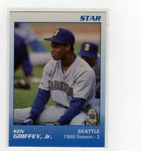 1989 Ken Griffey Jr. Star Co 1988 Season-2 Yellow Back #5 Free Shipping (H1479) - Picture 1 of 1