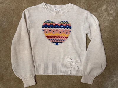 Girls Heart Sweater From Epic Threads, Size L - Image 1 of 2