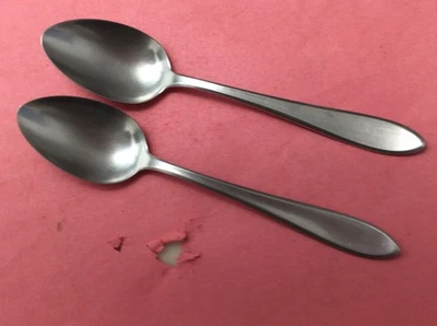 2 cucharaditas de acero inoxidable Cromargan SHADOWPOINT WMF (William Fraser) Foto 1 de 2