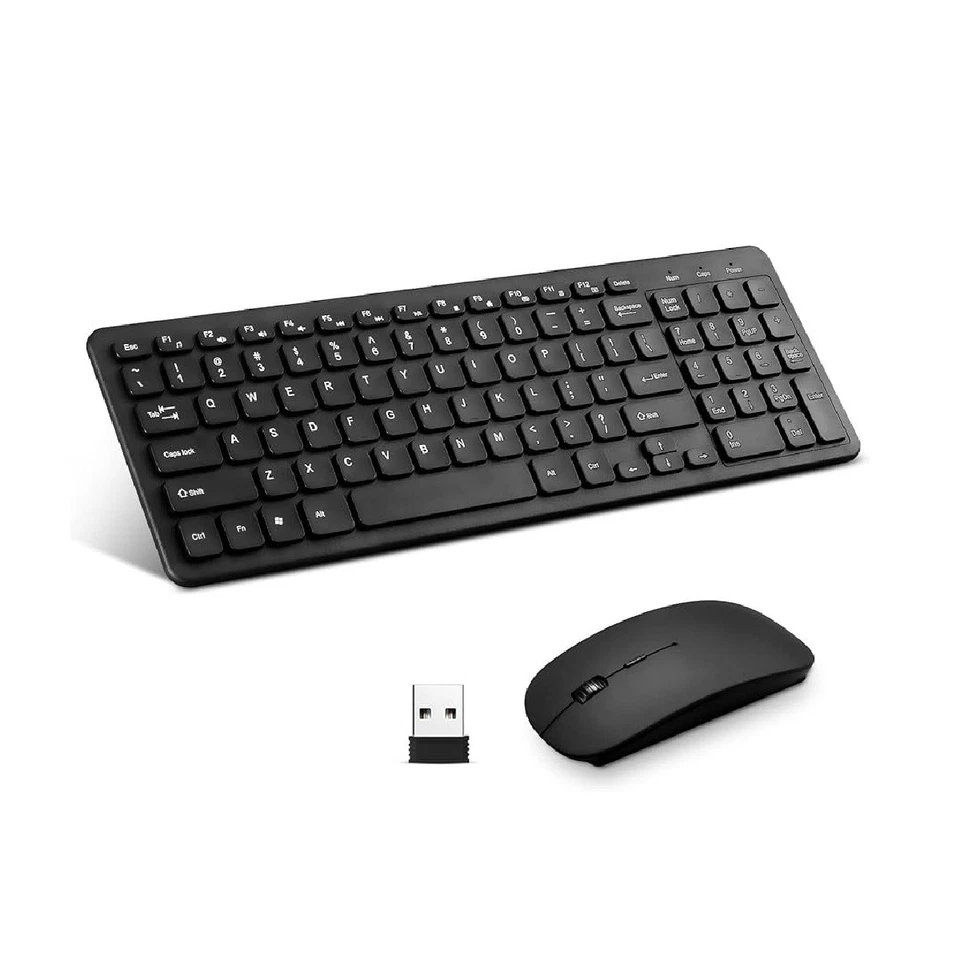 Microsoft P9N-00001 Wireless Keyboard and Mouse Combo, Snapin USB Transciever - Image 1 of 1