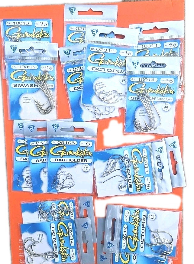 Ami GAMAKATSU Polpo Taglia 4/0 Confezione 25 Pezzi 25 Ganci Da Pesca Polpo GAMAKATSU Taglia 4/0 | Confezione Valore Per Pesca In Mare Pesci Guppy - Foto 3