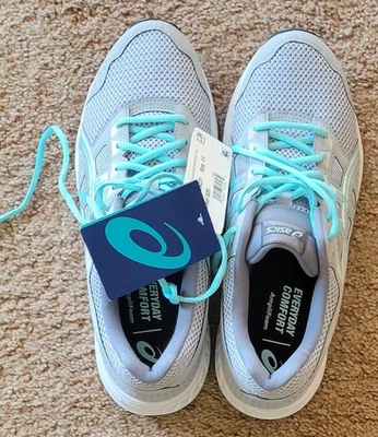 NUEVO ASICS Gel-Contend 5 Zapatillas de Entrenamiento para Correr Zapatos Gris Talla 11 Para Mujer’s Foto 1 de 4