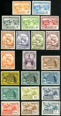 Portugal Stamps # 315-45 MLH VF Cover