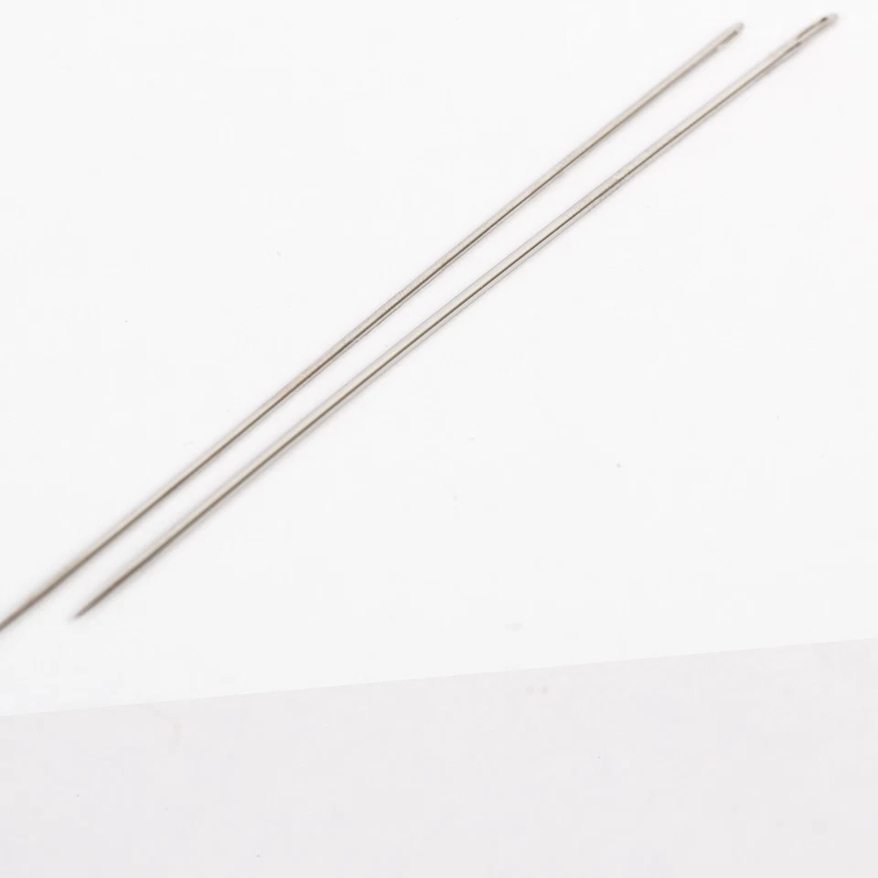 2 Puppennadeln - 12cm lang - 1,0 + 1,2 mm f. Puppen und Stofftiere Teddy Puppe - Bild 1 von 4