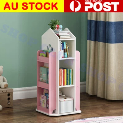 Rotating Book Storage Book Shelf Bookcase Rotating Display Stand Book Organizer - image 1 of 4