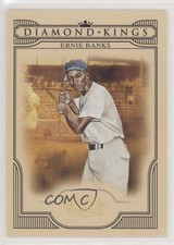 2008 Donruss Threads Diamond Kings Gold /100 Ernie Banks #DK-32 HOF