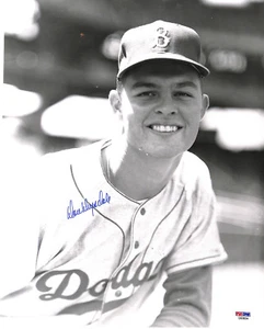 Don Drysdale Signed Autographed 11x14 Photo Brooklyn Rookie Year (RC) PSA/DNA - Picture 1 of 1