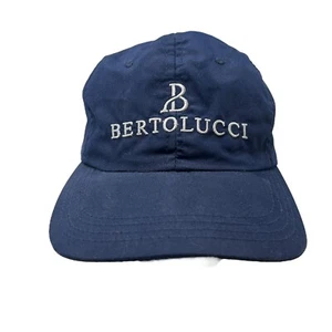 Bertolucci Luxury Swiss Watch Maker Strapback Hat Cap Embroidered Spell Out - Picture 1 of 9