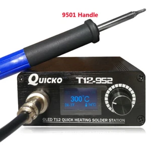 Estación de soldadura OLED T12-952 hierro de soldadura digital y mango 9501 para Quicko - Imagen 1 de 5