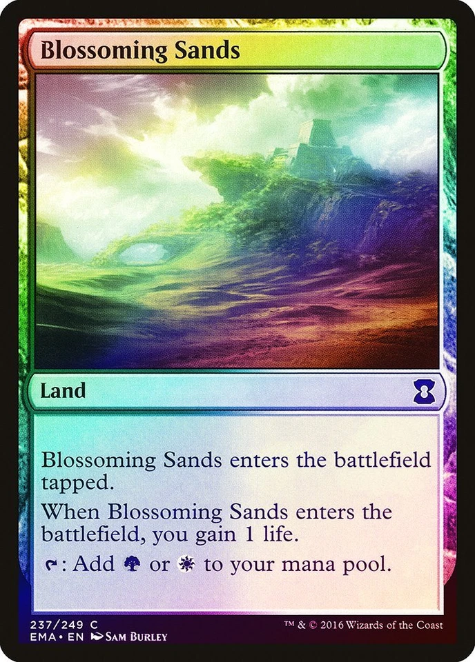 Blossoming Sands FOIL Eternal Masters NM Land Common MAGIC MTG CARD ABUGames - Image 1 of 1