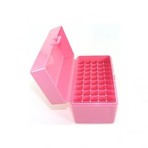 FSR Plastic Ammo Box SR 50 Rnd Solid Pink - Picture 1 of 1