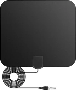 Antena de TV digital HD amplificada de largo alcance 80+ millas - compatible con 1080P para VIZIO T - Imagen 1 de 15