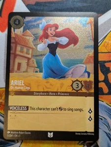 Ariel - Sobre piernas humanas 1/204 LÁMINA Disney Lorcana TFC - Casi nuevo - Imagen 1 de 1