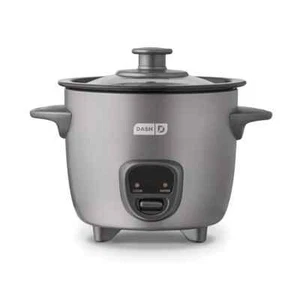 Dash 2-Cup Electric Mini Rice Cooker Graphite Small Rice Maker - Picture 1 of 7