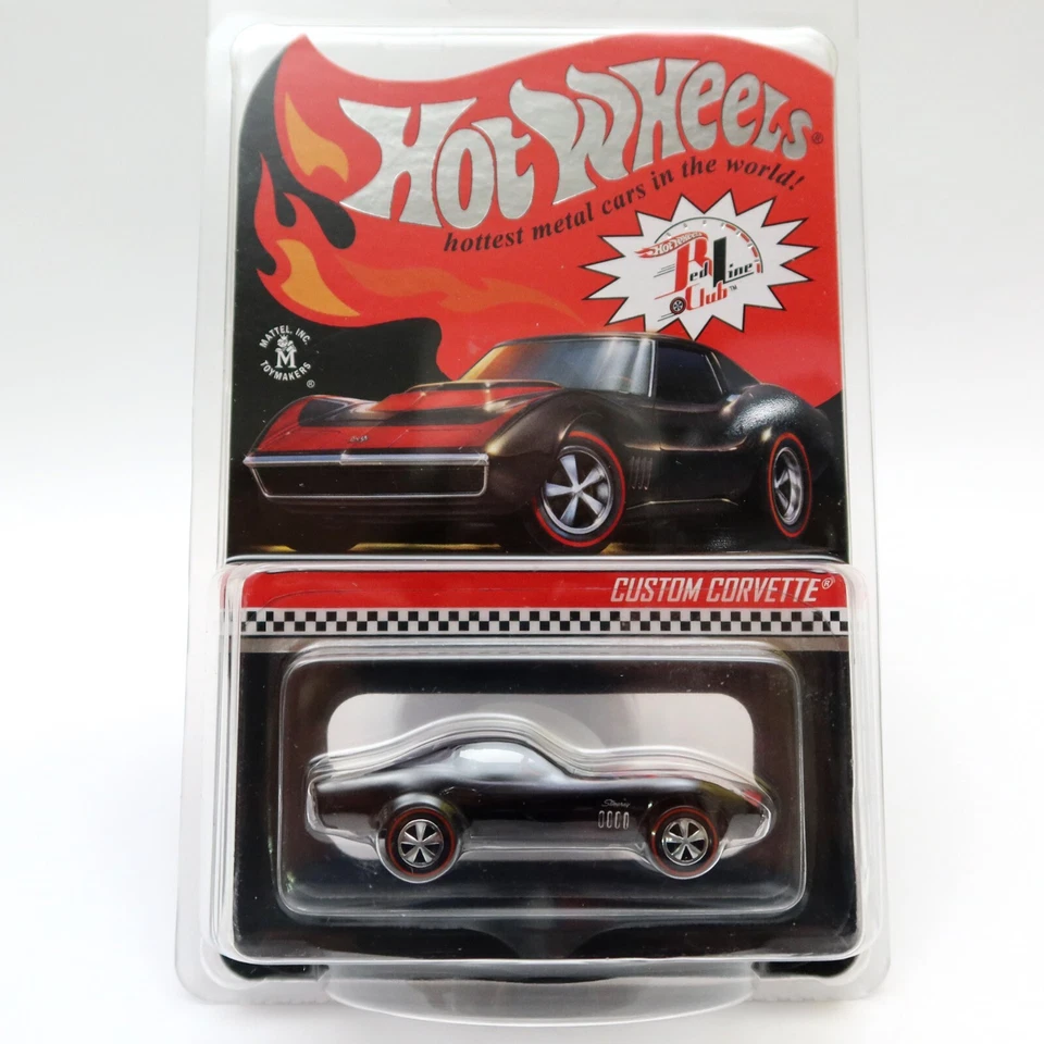 HOT WHEELS CUSTOM CORVETTE RLC HCK29 RED LINE CLUB EDIZIONE LIMITATA NUOVA - Immagine 1 di 4