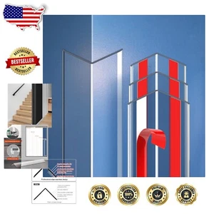Premium Clear Baby Proofing Corner Guards - Easy Installation 4-Pack Protectors - Picture 1 of 10