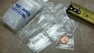 Jewelry Coin bags 1.5 in x 1.5 inch 100 count - Picture 1 of 2