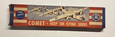 Comet Wood Balsa Airplane E24 Phantom Fury Vintage Flying Model - Image 1 of 4