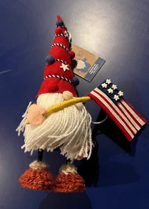 GNOME OF THE BRAVE "AMERICAN FLAG" 13" TALL - Picture 1 of 1
