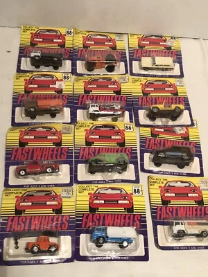VINTAGE YATMING FASTWHEELS NIB DIECAST CARS TOTAL 12 CARS/TRUCKS #8436 YORK PA - Image 1 of 4