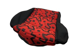 OEM VM Golf IV 4 Cabriolet 1E Seat Cover Driver's Surface Fabric Black Red Left - Picture 1 of 9