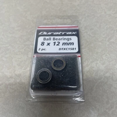 DuraTrax DTXC1581 Sealed 8x12mm Chrome Steel Ball Bearings (2) - Image 1 of 2