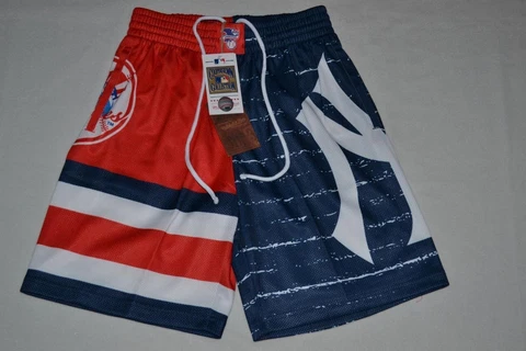 Authentic Mitchell & Ness Jumbotron 3.0 Shorts New York Yankees MLB ALL SIZES Cover