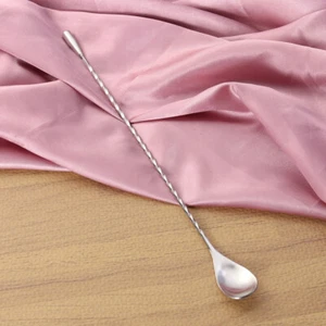 304 Stainless Swizzle Stick Tool Cocktail Twisted - Picture 1 of 11