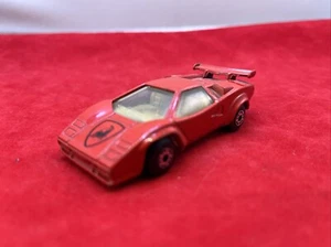 Vintage 1985 MATCHBOX 1/56 Diecast Red Lamborghini Countach LP 500S Macau Used - Picture 1 of 3
