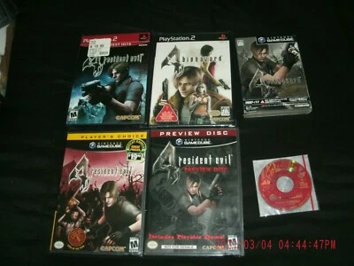 Rare Resident Evil 4 Game And Demo Lot Playstation 2/Gamecube Brand New Sealed - Image 1 of 4