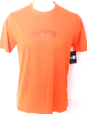 NEW San Francisco SF Giants MLB New Era Orange Crew Neck SS Tee T-Shirt Men's L - Image 1 of 4