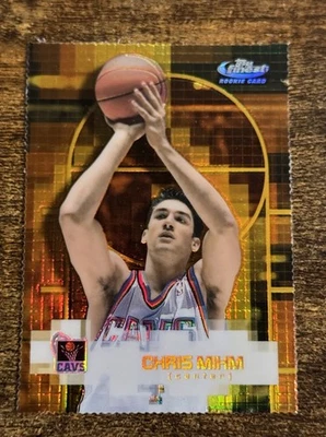 CHRIS MIHM 2000-01 TOPPS FINEST #132 ROOKIE GOLD REFRACTOR RC /100 CAVALIERS SSP - Image 1 of 2