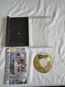 Sim City 2000 (Sega Saturn, 1995) CIB Complete In Box Manual & Case Tested Works - Picture 1 of 3