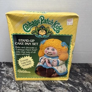 Juego de sartenes para pasteles de aluminio Wilton Cabbage Patch Kids 1988 vintage nuevo en caja - Imagen 1 de 4