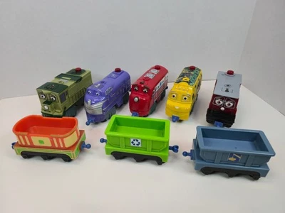 Chuggington Lot Of 8 Learning Curve 2010 Interactive Trains - Untested - Image 1 of 4