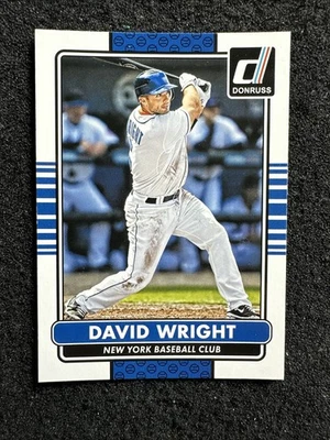 David Wright #122 2015 Donruss Baseball cantidad New York Mets Foto 1 de 2