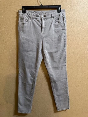 CHICO'S PLATINUM JEGGINGS CHICO'S TALLA 1.5 REG (10) GRIS ELÁSTICO PIERNA DELGADA Foto 1 de 3