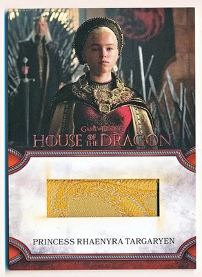Cartas reliquias de la princesa Rhaenyra Targaryen temporada 1 de la Casa del Dragón #RC12 Foto 1 de 2