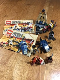 LEGO Pharaoh's Quest 7306 Golden Staff Guardians 7305 Scarab Attack Complete