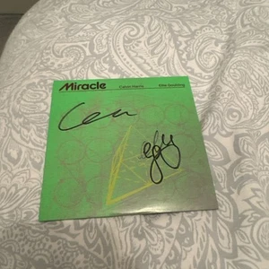 CALVIN HARRIS & ELLIE GOULDING - MIRACLE (2023 'SIGNED' 3-TRACK CD SINGLE) - Picture 1 of 2