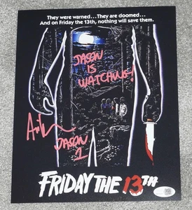 ARI LEHMAN "JASON 1 is Watching" Signed Friday 13th 8x10 Photo + JSA WITNESS COA - Picture 1 of 1