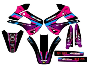 Kit de gráficos KX 100 SURGE 2001-2013 Pink Senge compatible con Kawasaki - Imagen 1 de 10